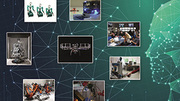 Networks of autonomous robots can master challenges that would cause individual machines to fail. (Graphic: Theresa Lösch, KIT) Networks of autonomous robots can master challenges that would cause individual machines to fail. (Graphic: Theresa Lösch, KIT)
