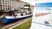 Das Ausstellungsschiff MS Wissenschaft legt vom 28. Juni bis 1. Juli 2013 im Karlsruher Hafen an 