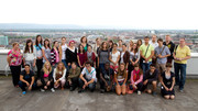 Studierende aus den Karlsruher Partnerstädten Nancy, Nottingham, Krasnodar, Temeswar und Halle besuchten das KIT