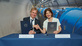 CERN Director-General Fabiola Gianotti und KIT President Holger Hanselka sign a letter of intent at CERN. (Photo: Maximilien Brice)