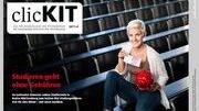 Aktuelle Ausgabe von clicKIT, Onlinemagazin für Studierende am KIT