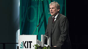 Annual celebration 2019: KIT president Holger Hanselka  (photo: Markus Breig, KIT)