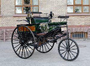 Benz-Patent-Motorwagen von 1886 (Fotoquelle: Daimler AG)