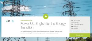 Sprachlich fit für die Energiewende mit dem Englisch-MOOC des ZML (Abbildung: https://iversity.org/de/courses/power-up-english-for-the-energy-transition)