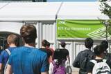 Treffpunkt für Studierende und Unternehmen: die Karrieremesse am KIT (Foto: Amadeus Bramsiepe, KIT)