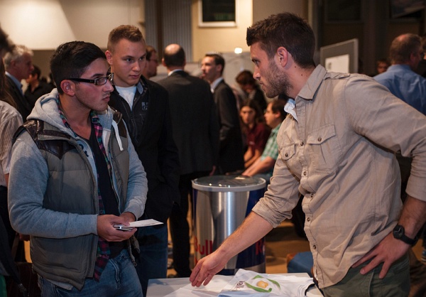 20121012-CN-04-009.jpg - Erstsemesterbegrüßung am Freitag, 12.Oktober 2012, im Kongresszentrum Karlsruhe,  Besuch der Informationsstände