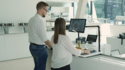 Das Start-up auvisus aus dem KIT entwickelt ein automatisches Kassensystem für Kantinen. (Foto: Dominic Hohlbaum, KIT) Das Start-up auvisus aus dem KIT entwickelt ein automatisches Kassensystem für Kantinen. (Foto: Dominic Hohlbaum, KIT)