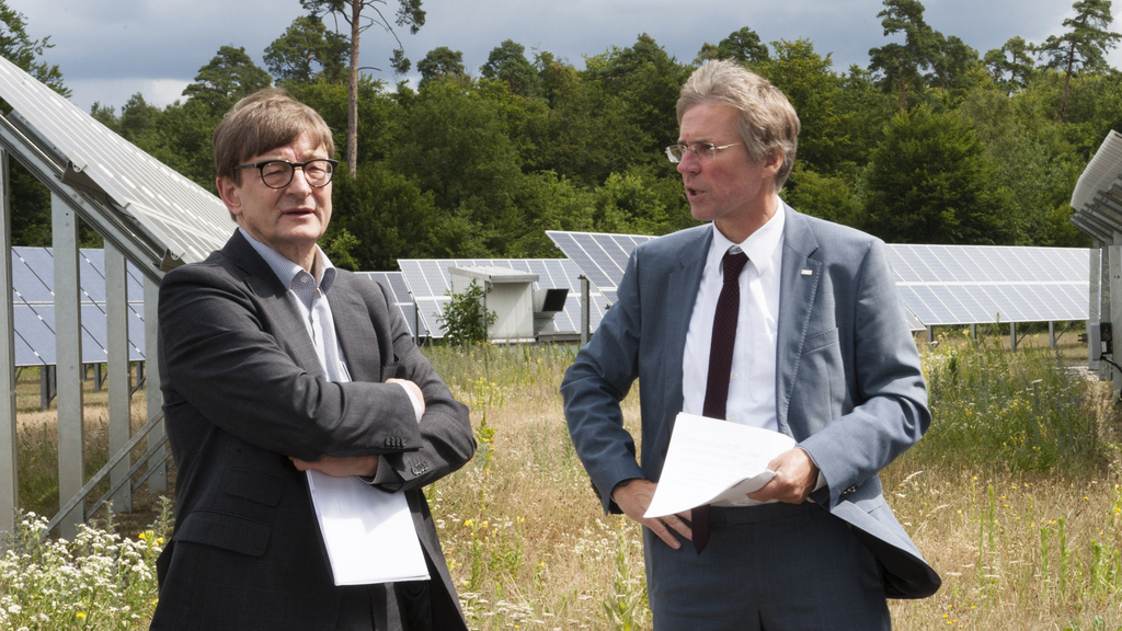 Professor Wiestler und Präsident Hanselka