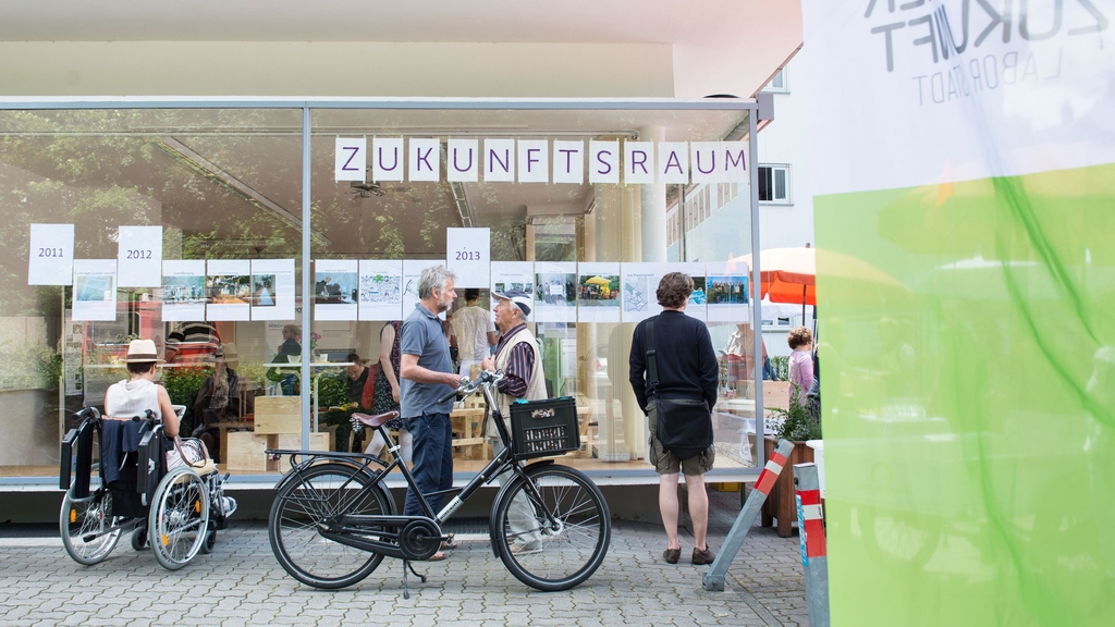 Zukunftsraum des Reallabors 131 des KIT (Foto: Tanja Meißner)