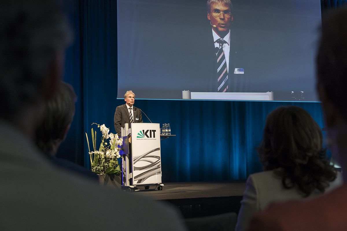 Jahresfeier des KIT: Professor Holger Hanselka, Präsdent des KIT