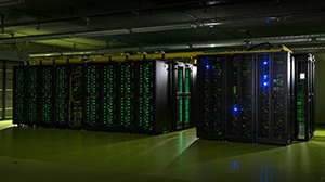 High-performance computer at the KIT (photo: Markus Breig, KIT)