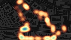 Relaxing or stressful: Urban planners at KIT investigate how people experience certain places (Figure: Urban Emotions)