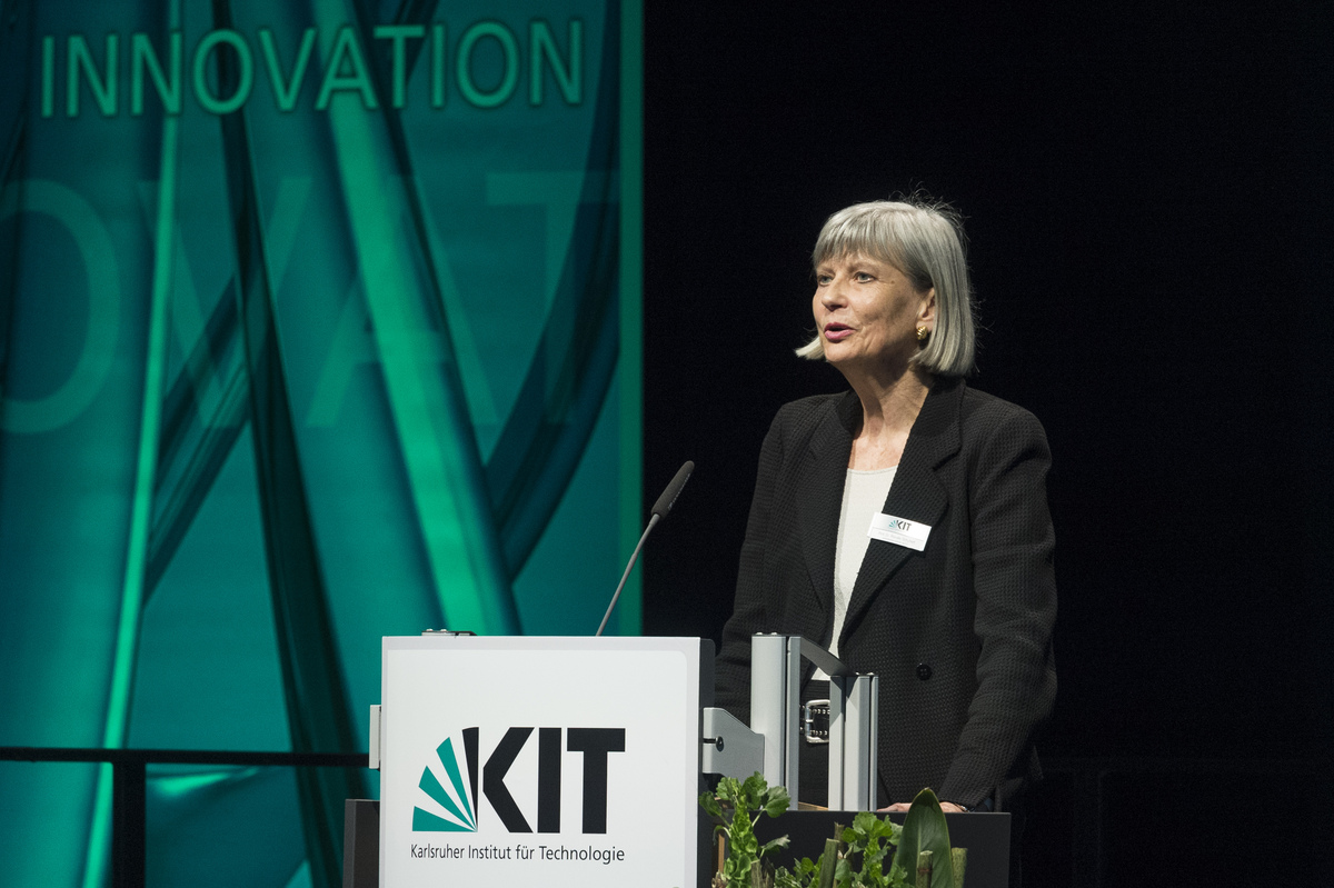 Jahresfeier 2019: Renate Schubert, Aufsichtsratsvorsitzende des KIT (Foto: Markus Breig, KIT)