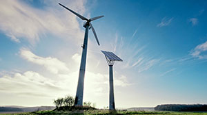 Energie aus erneuerbaren Quellen speichern – das ist eine der Herausforderungen der Energiewende. (Foto: Pascal Armbruster, KIT)