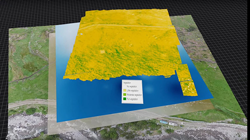 The AI is intended to be able to derive detailed information about soil conditions, such as vegetation, in water deficiency regions from simple aerial and satellite photographs (Photo: KIT)