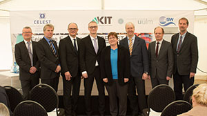 Protagonists of the inauguration event (Photo: Heiko Grandel)