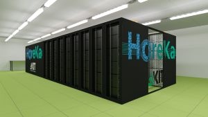 As of 2021, the Karlsruhe supercomputer (HoreKa) will be used to understand highly complex systems in many research areas. (Graphics: SCC/KIT)