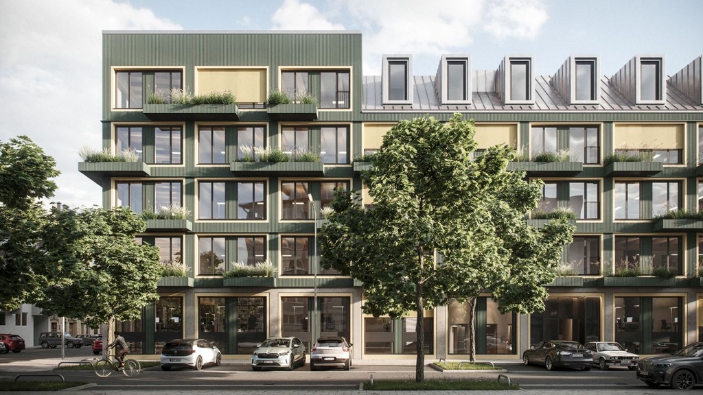 Urban Timber Construction: Colored Facades Increase Acceptance