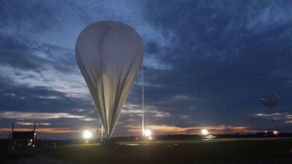 Ballon, der Brom messen kann