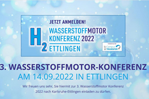 3. Wasserstoffmotor-Konferenz 2022 am 14.09. in Ettlingen 