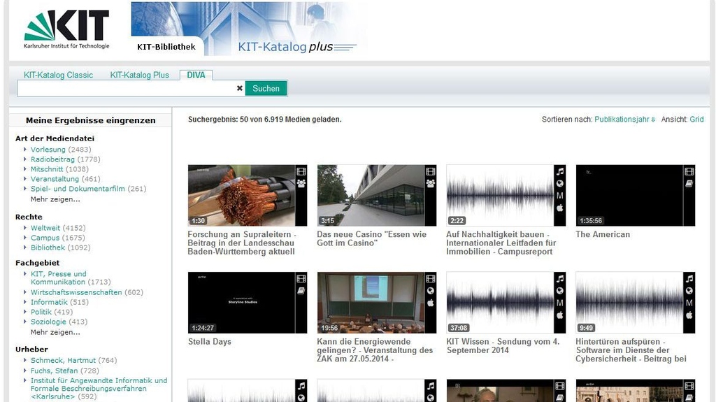 Digitales Video- und Audioarchiv DIVA