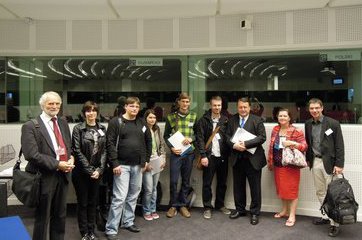 Exkursion von KIT-Studierenden zum Europäischen Parlament in Straßburg