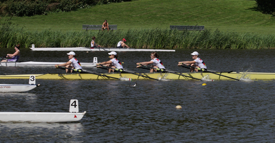 Der Doppelvierer der Damen 