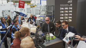 Presse Preview auf der Hannover Messe 2017 (Foto: Andreas Drollinger, KIT)