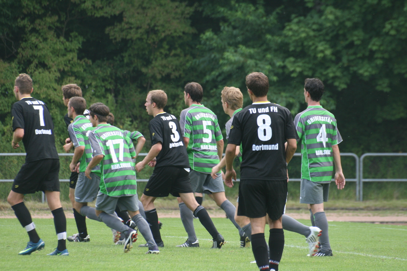 Spielszene UniversitÃ¤t Karlsruhe gegen TU und FH Dortmund