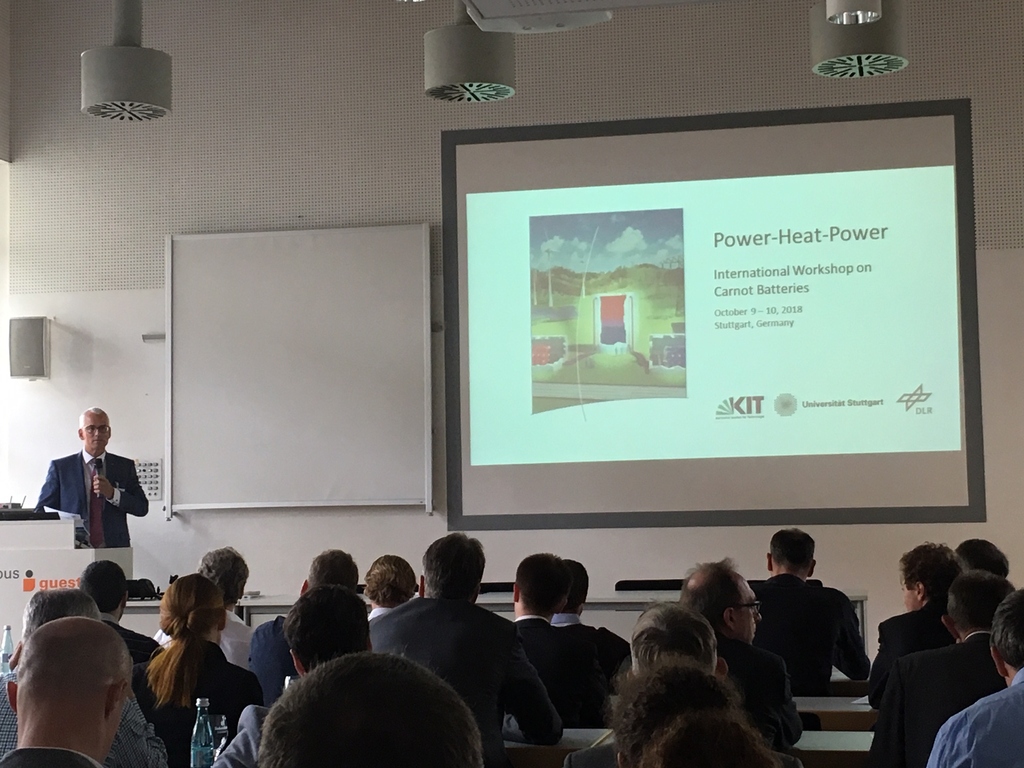 International Workshop on Carnot Batteries in Stuttgart