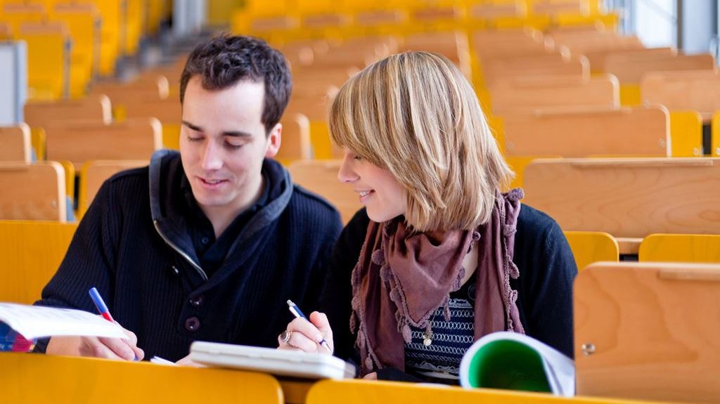 Studierende in Hörsaal