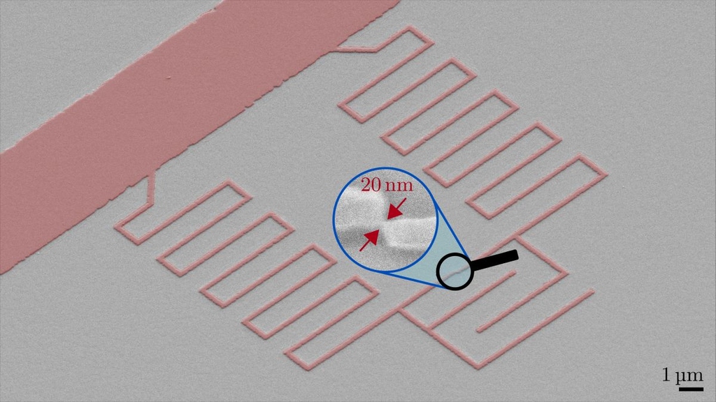 Die Eigenschaften von Gralmonium-Qubits werden durch eine winzige Engstelle von nur 20 Nanometern dominiert, die wie eine Lupe für mikroskopische Materialdefekte wirkt.