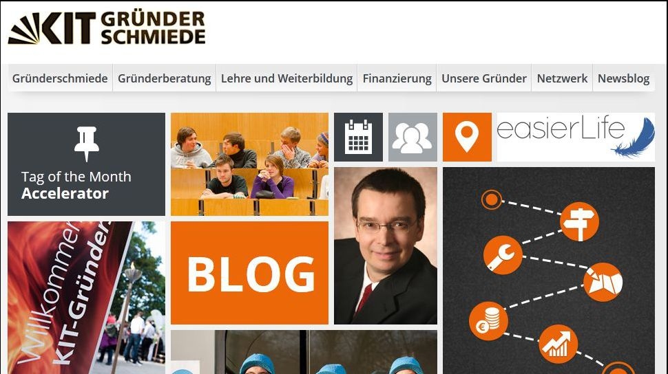 Neues Webportal der KIT-Gründerschmiede