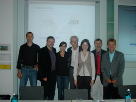 Prof. Dr. Peter Neumann (PH Heidelberg), Prof. Dr. Norbert Fessler (PH Karlsruhe), Sabrina Erdrich (Universität Heidelberg), Dr. h.c. Manfred Lautenschläger, Susanne Krug (KIT), Prof. Dr. Klaus Bös (KIT), Prof. Dr.  Klaus Roth (Universität Heidelberg)