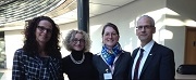 Dr. Irene Huber,  Hana Bokshi, Prof. Knebel, Prof. Ovcharova