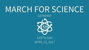 Weltweiter Marsch für die Wissenschaft am 22. April (Grafik / Logo: Science March Germany)