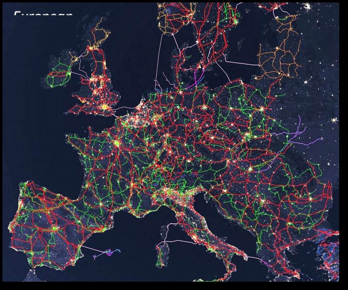 Stromnetzmodell Europa im Rahmen der Helmholtz Initiative Energy System 2050 