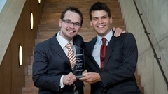 KIT students Ulrich Müller and Chris Vogel