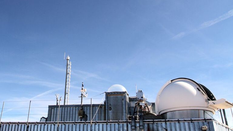 Gipfelobservatorium des KIT auf der Zugspitze