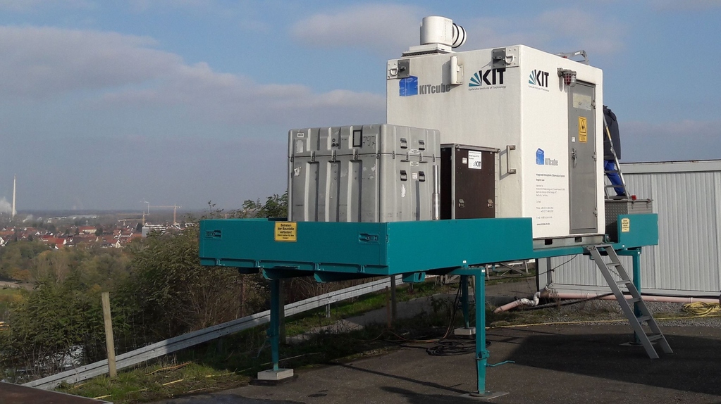 KIT Messstation auf dem Energieberg (Foto: Bianca Adler)