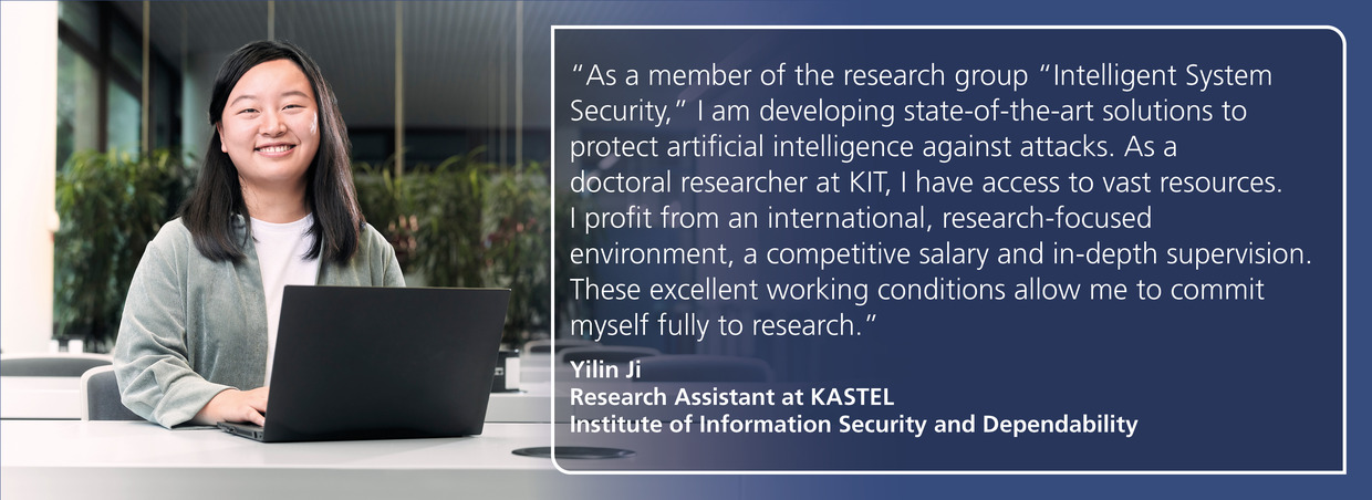 Yilin Ji , Institute for Information Security and Reliability: "I benefit from a research-rich, international environment, competitive salaries, and intensive mentoring."
