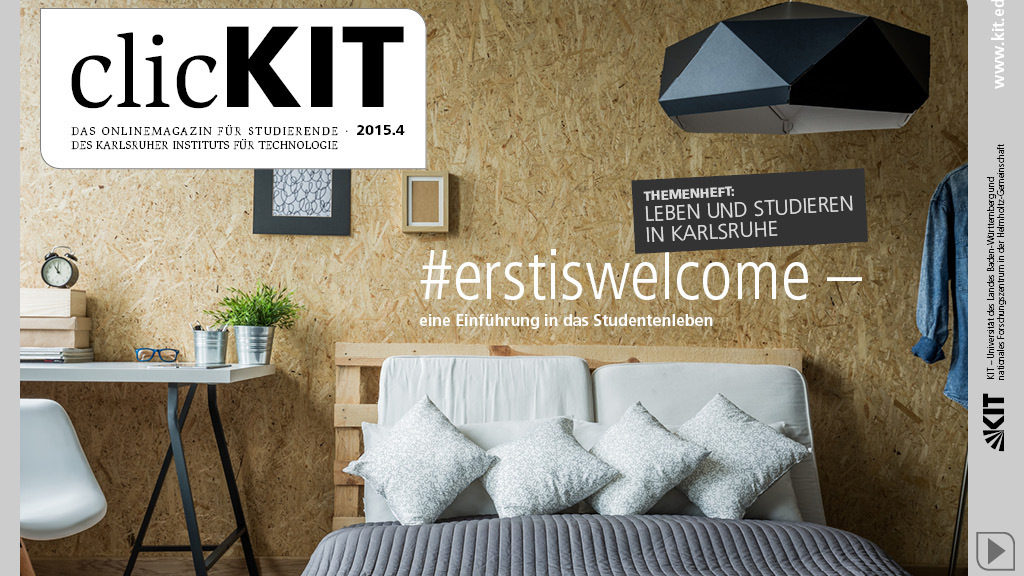 Titelseite des ClicKIT "Leben und Studieren in Karlsruhe"