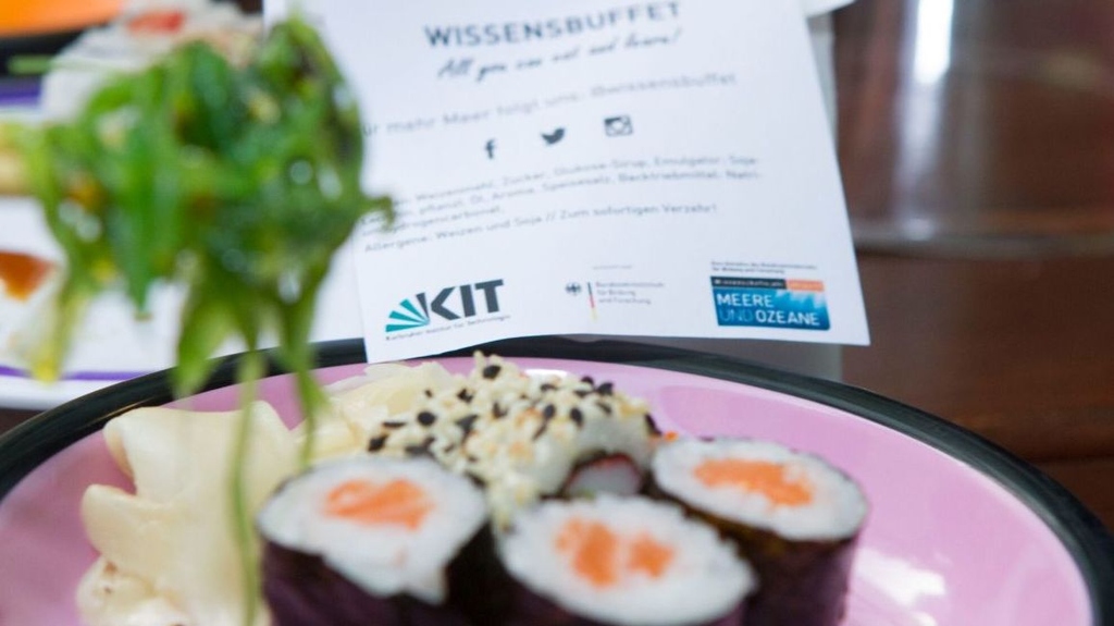 Das Wissensbuffet war Beitrag des KIT zum Wissenschaftsjahr 2016/2017 (Foto: Christoph Spatschek, CC BY-ND 3.0 DE)