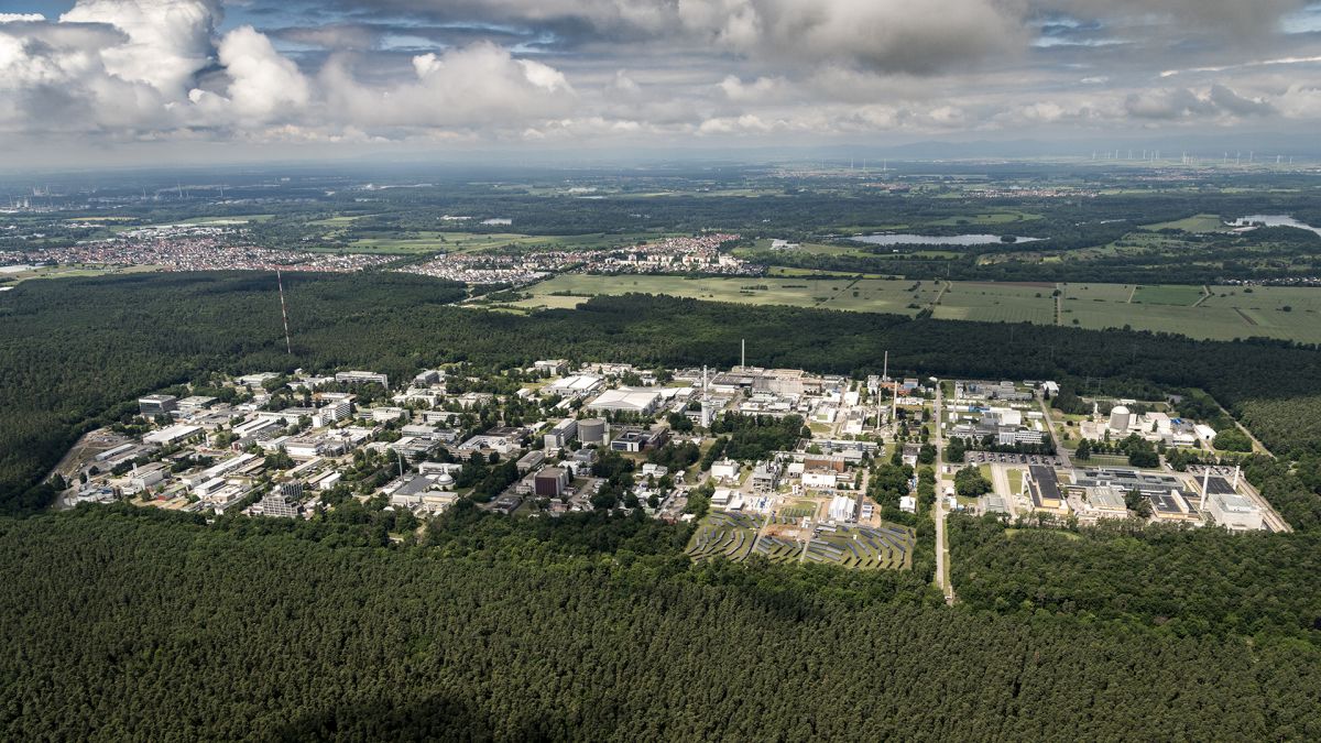 Aerial view of campus north