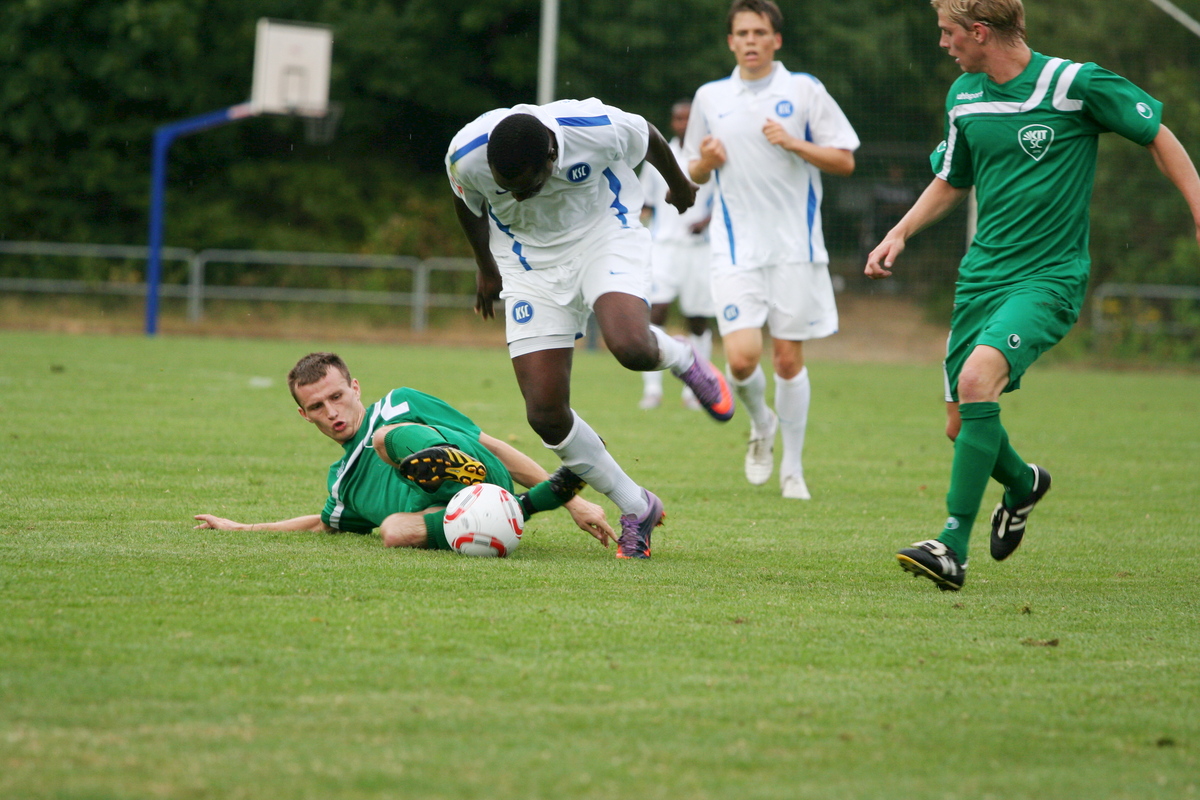 Effizienz gewinnt Spiele: Entschlossenheit in der Defensive und vor dem Tor sind auch für Nationalteams wichtiger als bloßer Ballbesitz. (Foto: Gabi Zachmann, KIT)