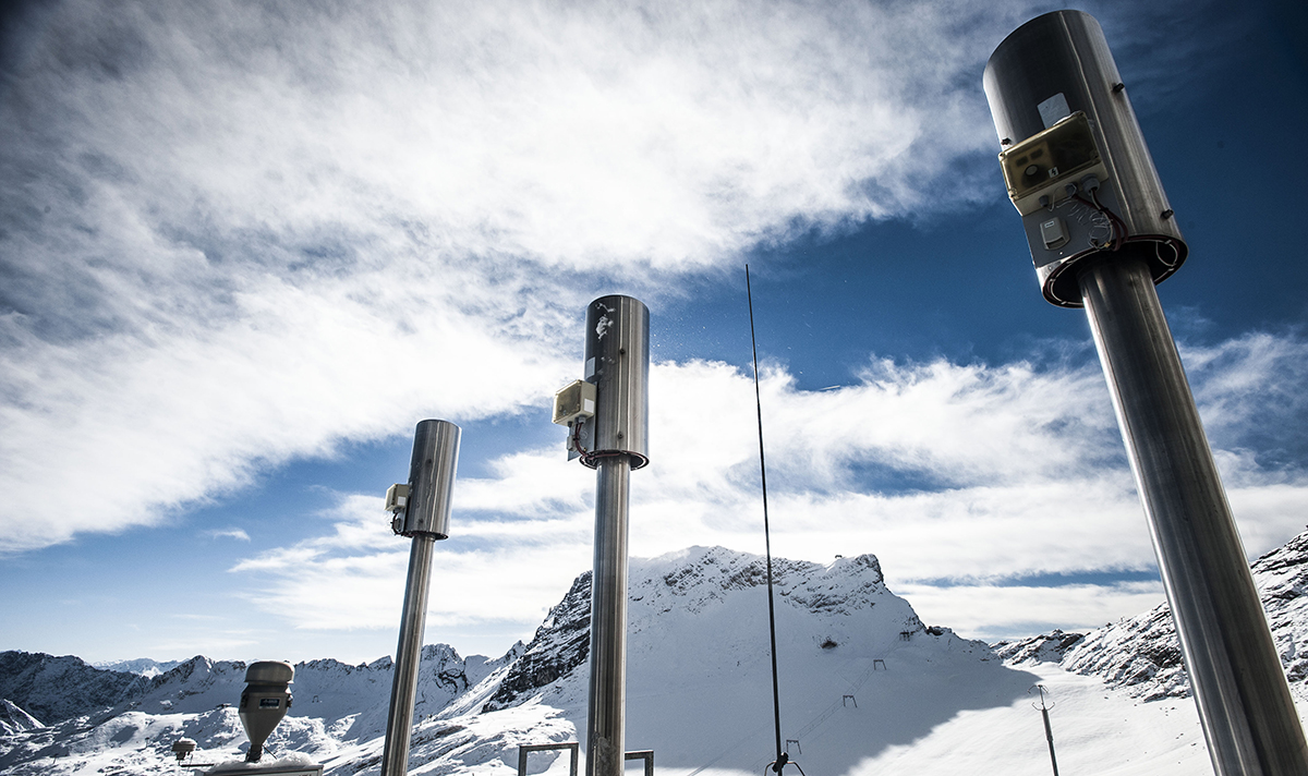 Meteorologische Messstation auf der Zugspitze (Foto: Markus Breig)