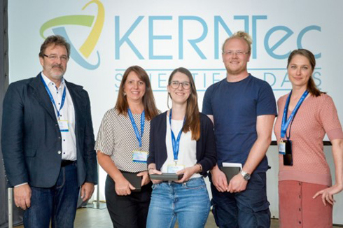 Erster und zweiter Platz im Science Slam der KERNTec 2023