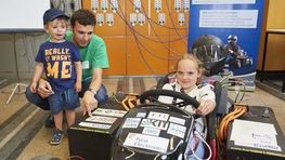 Kinderprogramm beim Tag der offenen Tür (Foto: Andreas Drollinger, KIT)