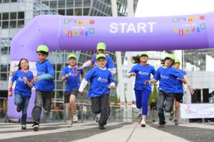  A fund-raising run will take place within the framework of the congress also in 2011. (Photo: Initiative „Kinder laufen für Kinder“)