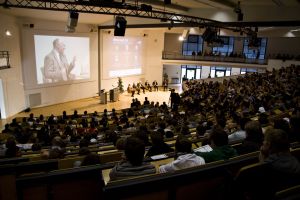 Forum for industry, science, politics, and the public: talKIT. (Photo: Janek Stroisch)